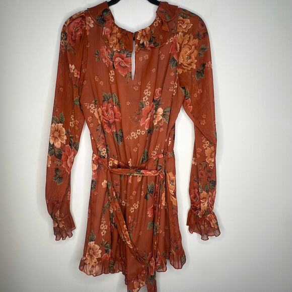 Show Me Your Mumu Garden Harvest Raquel Ruffle Romper Size Medium - Picture 6 of 9